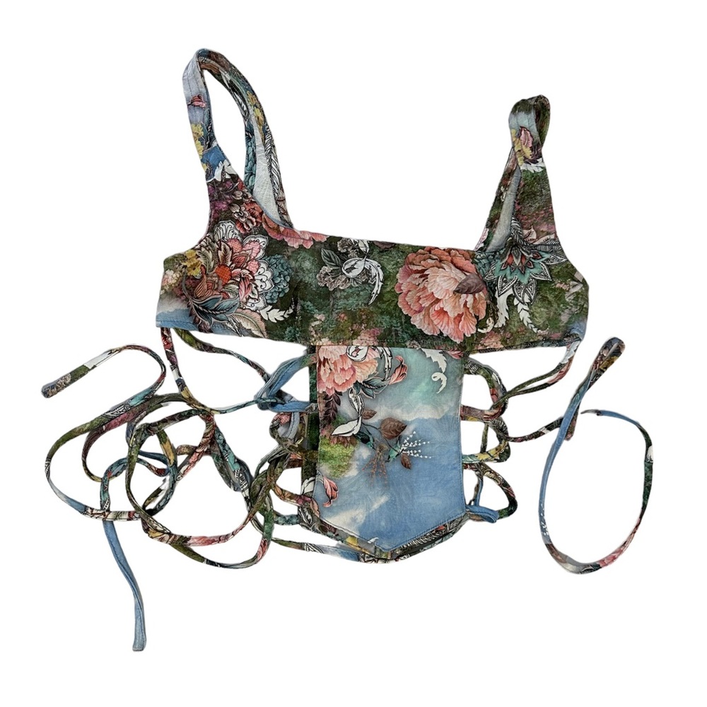Floral crop top